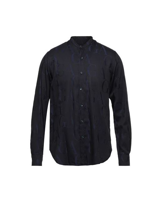 Giorgio Armani Man Shirt Midnight Cotton Lyocell