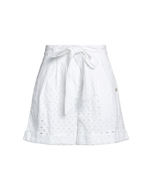 Pinko Shorts Bermuda Ivory Cotton