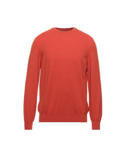 Fedeli Man Sweater Rust Cashmere