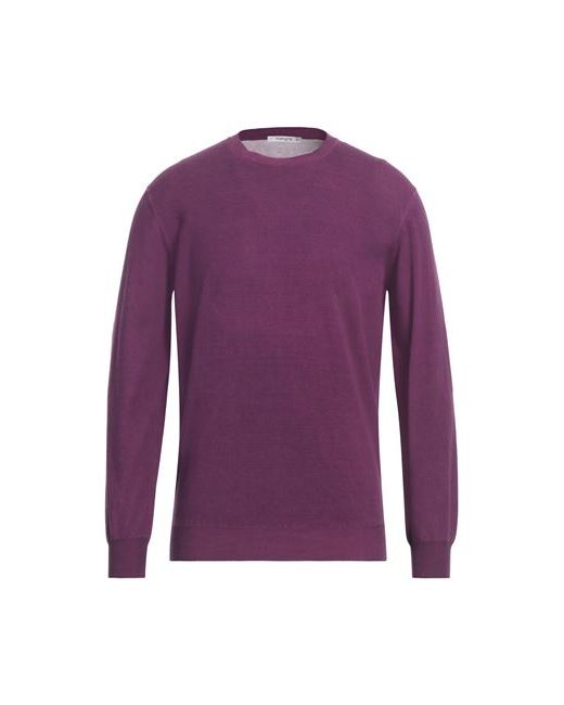 Kangra Man Sweater Mauve Cotton