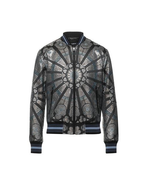 Dolce & Gabbana Man Jacket Polyester Metallic Cotton Polyamide Elastane
