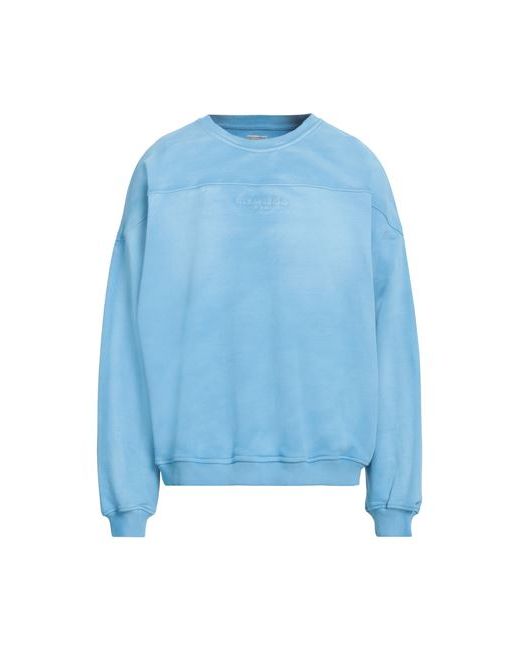Guess Man Sweatshirt Azure Cotton