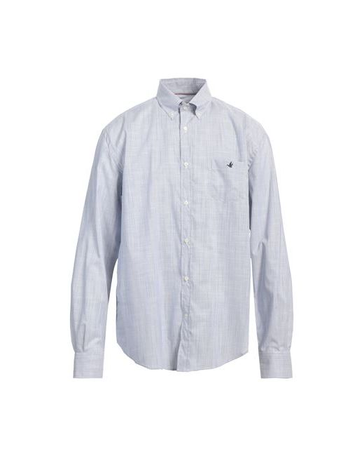 Brooksfield Man Shirt Slate ¾ Cotton Elastane