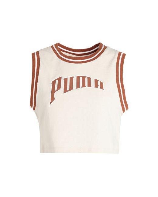 Puma Team For The Fanbase Graphic Cropped Tee Top Cotton