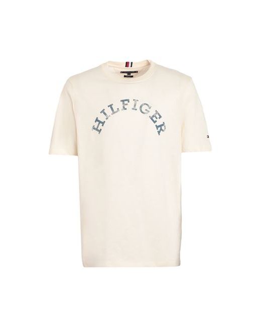 Tommy Hilfiger Man T-shirt Cream Cotton