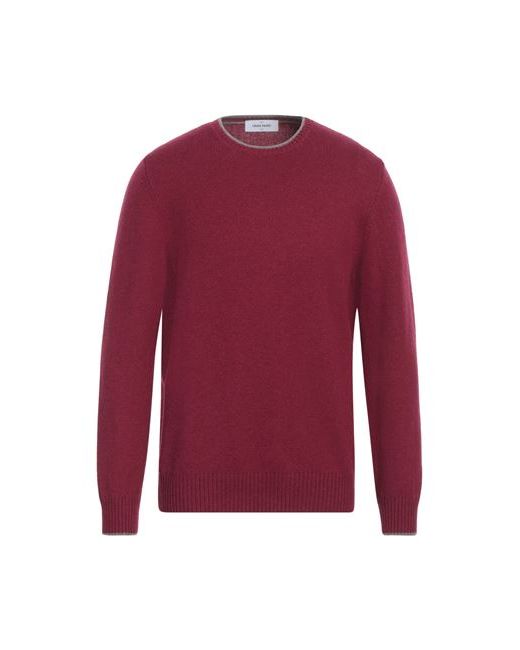 Gran Sasso Man Sweater Garnet Virgin Wool