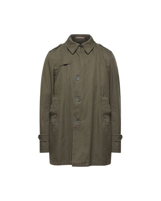 Herno Man Overcoat Trench Coat Military Cotton Polyester