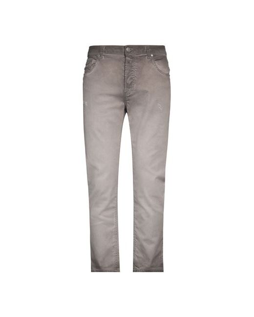 Grey Daniele Alessandrini Man Jeans Khaki Organic cotton Elastane