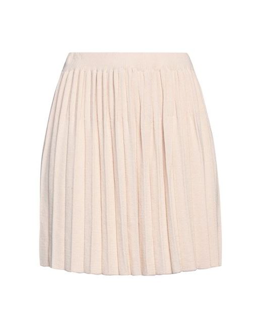 Crochè Mini skirt Ivory Merino Wool Acrylic