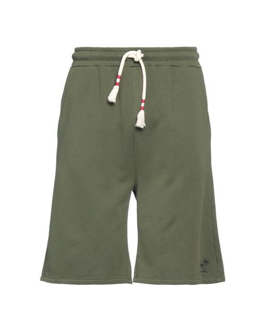 Mc2 Saint Barth Man Shorts Bermuda Military Cotton
