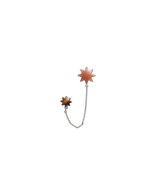 Chloé Single Earring Copper Brass Aventurine