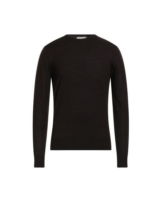 Vneck Man Sweater Dark Virgin Wool Polyacrylic