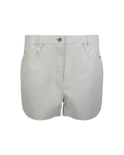 Ferragamo High-waisted Leather Short Shorts Bermuda Lambskin