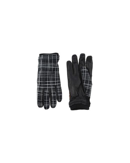Honns Man Gloves Soft Leather Nylon Habotai Silk Silicon