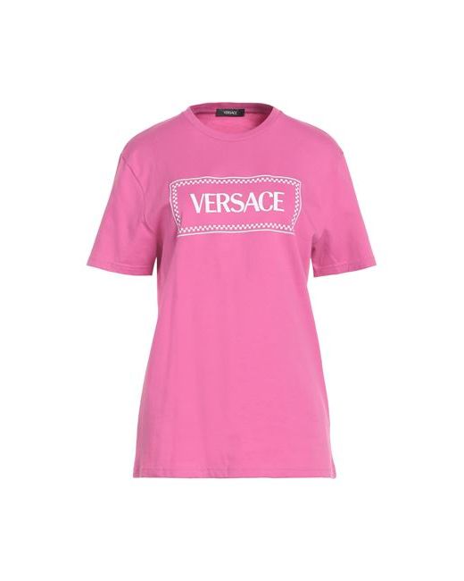 Versace T-shirt Fuchsia Cotton Elastane