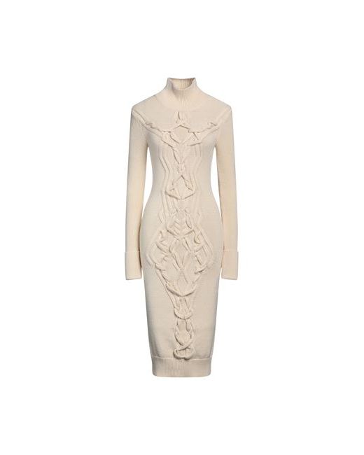 Isabel Marant Midi dress Ivory Merino Wool Polyamide