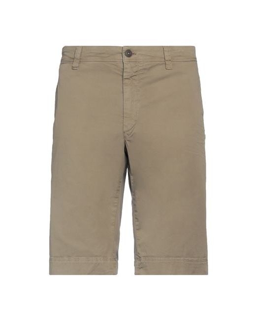 Powell Man Shorts Bermuda Khaki Cotton Elastane