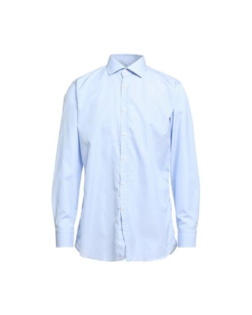 Dunhill Man Shirt Sky Cotton
