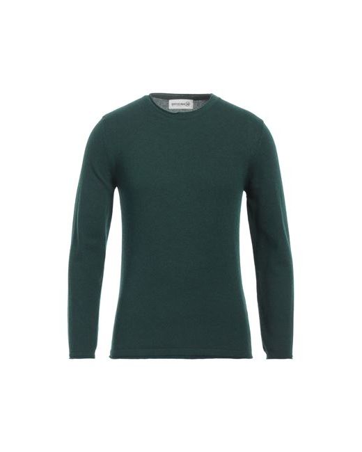 Officina 36 Man Sweater Emerald Viscose Wool Polyamide Cashmere