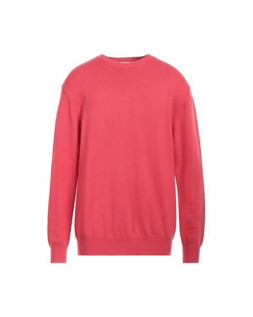 Cashmere Company Man Sweater Coral Wool Cashmere