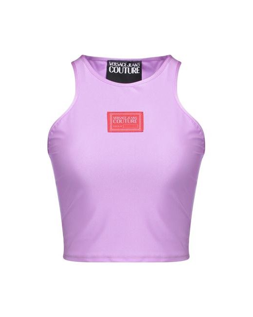 Versace Jeans Couture Top Lilac Polyamide Elastane