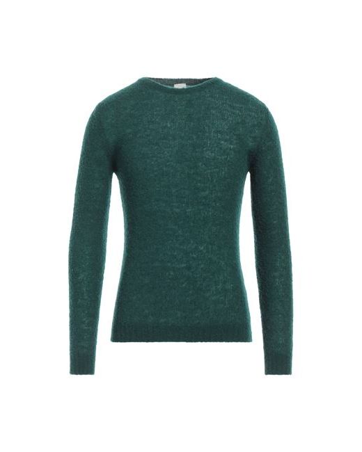 Molo Eleven Man Sweater Emerald Wool Polyamide
