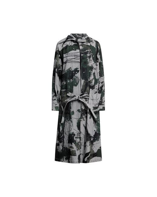 Yohji Yamamoto Overcoat Trench Coat Dark Cotton