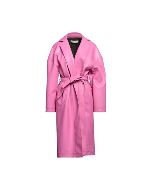 Philosophy di Lorenzo Serafini Overcoat Trench Coat Fuchsia Polyester