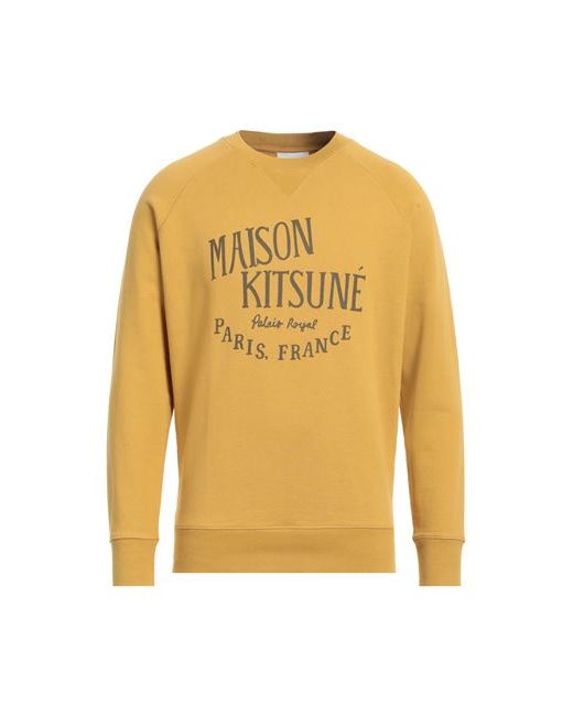 Maison Kitsuné Man Sweatshirt Mustard Cotton