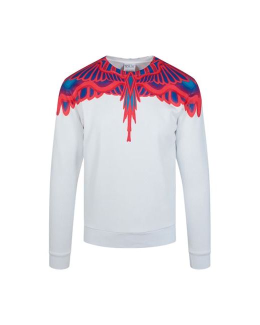 Marcelo Burlon Curves Wings Crewneck Sweatershirt Man Sweatshirt Multicolored Cotton