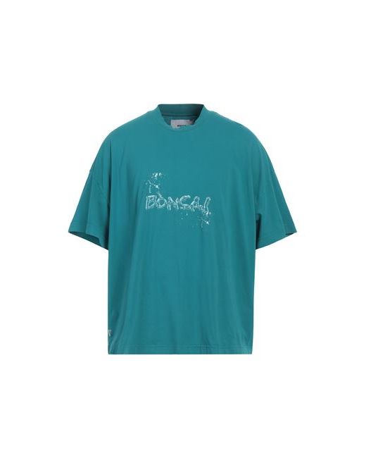 Bonsai Man T-shirt Emerald Cotton