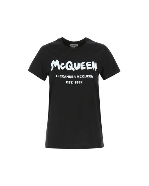 Alexander McQueen Logo Print Cotton T-shirt