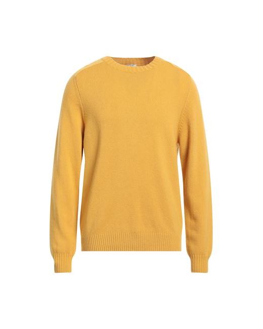 Heritage Man Sweater Mustard Virgin Wool Cashmere
