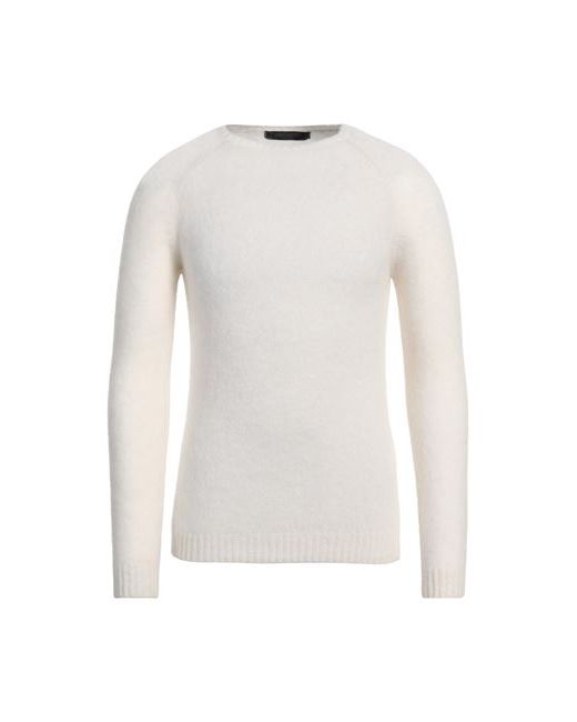 Messagerie Man Sweater Ivory Alpaca wool Polyamide Elastane