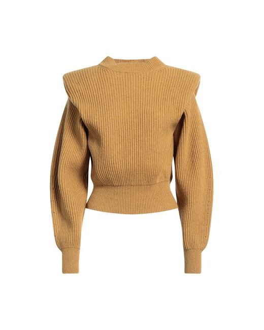 Erika Cavallini Sweater Mustard Wool Polyamide