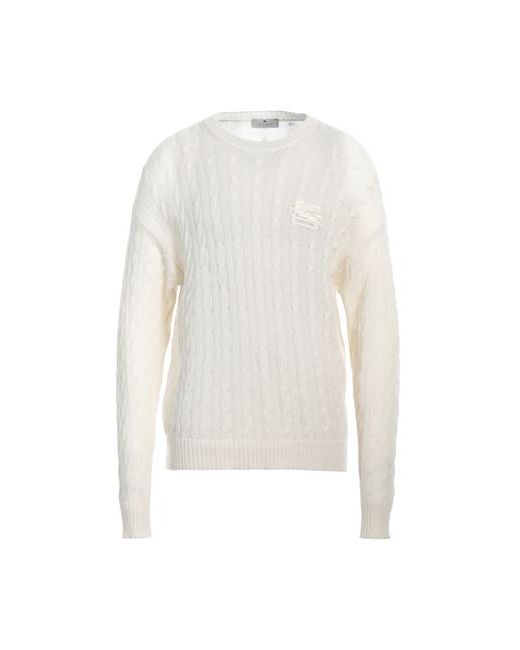 Etro Man Sweater Ivory Cashmere