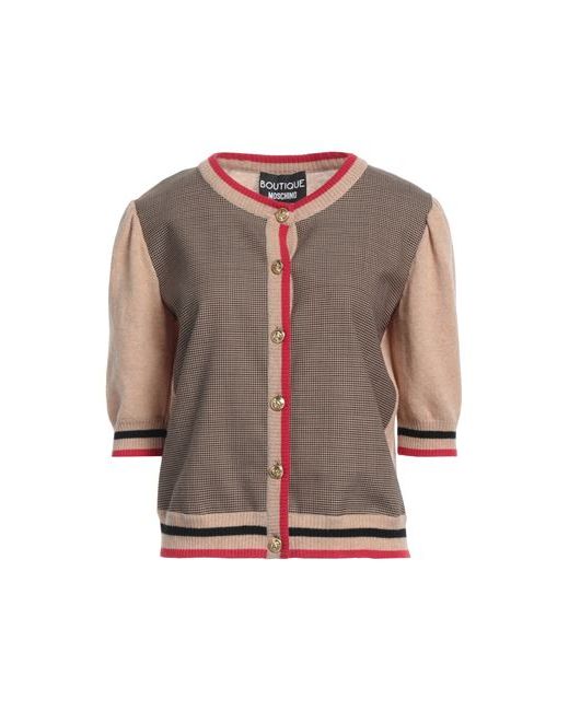 Boutique Moschino Cardigan Camel Wool