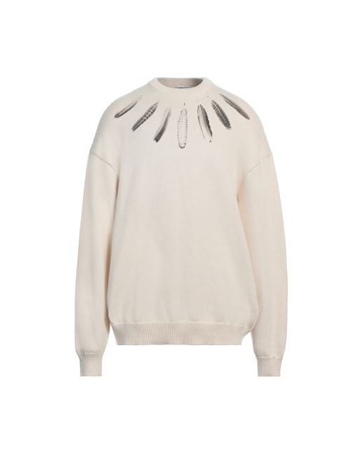 Marcelo Burlon Man Sweater Ivory Cotton