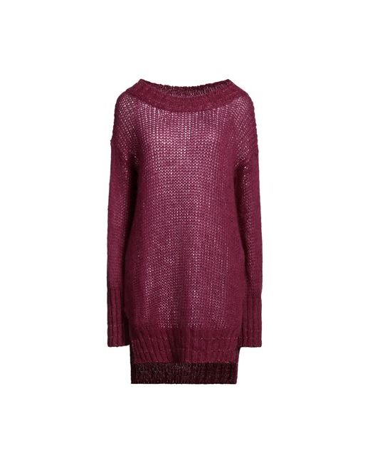 Twin-Set Mini dress Garnet Polyamide Mohair wool Wool Polyester
