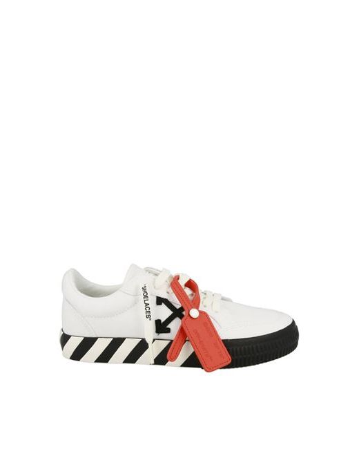 Off-White Low Vulcanized Canvas Sneakers Multicolored Calfskin Cotton