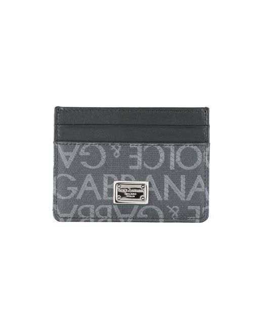 Dolce & Gabbana Man Document holder Steel Calfskin Cotton Polyurethane Polyester
