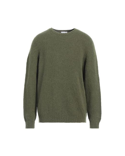 Scaglione Man Sweater Military Merino Wool Recycled cashmere Polyamide