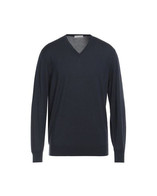 Filippo De Laurentiis Man Sweater Midnight Merino Wool Silk Cashmere
