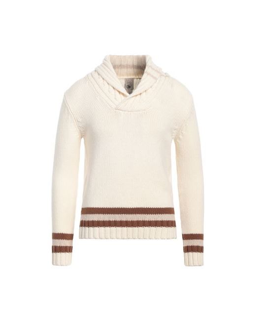 H953 Man Sweater Ivory Merino Wool
