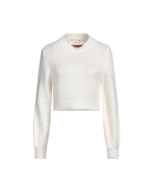 Marni Sweater Ivory Acetate Polyamide Mohair wool