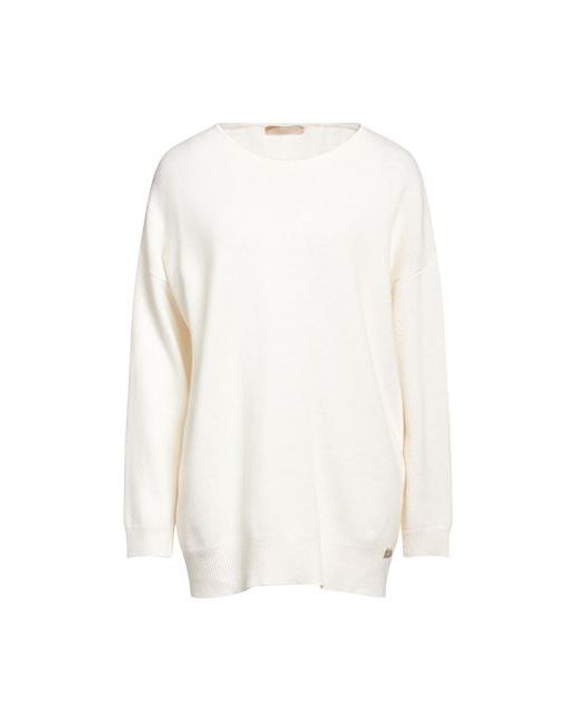 Dismero Sweater Ivory Merino Wool Viscose Polyamide Cashmere