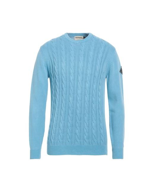 Roÿ Roger'S Man Sweater Azure Cotton