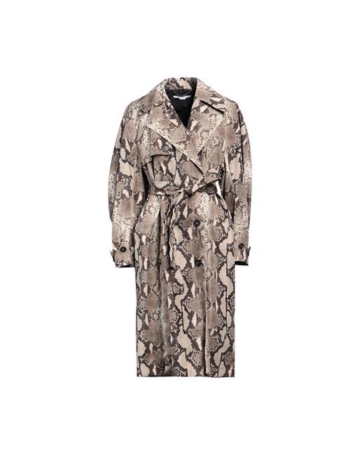 Stella McCartney Overcoat Trench Coat Khaki Polyester