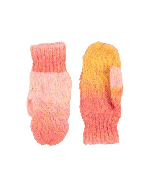Msgm Gloves Acrylic Wool Polyamide