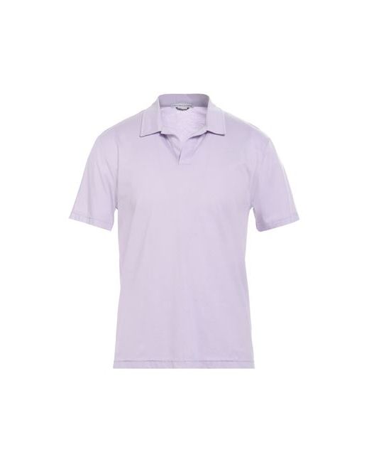 Grey Daniele Alessandrini Man Polo shirt Light Polyester Cotton